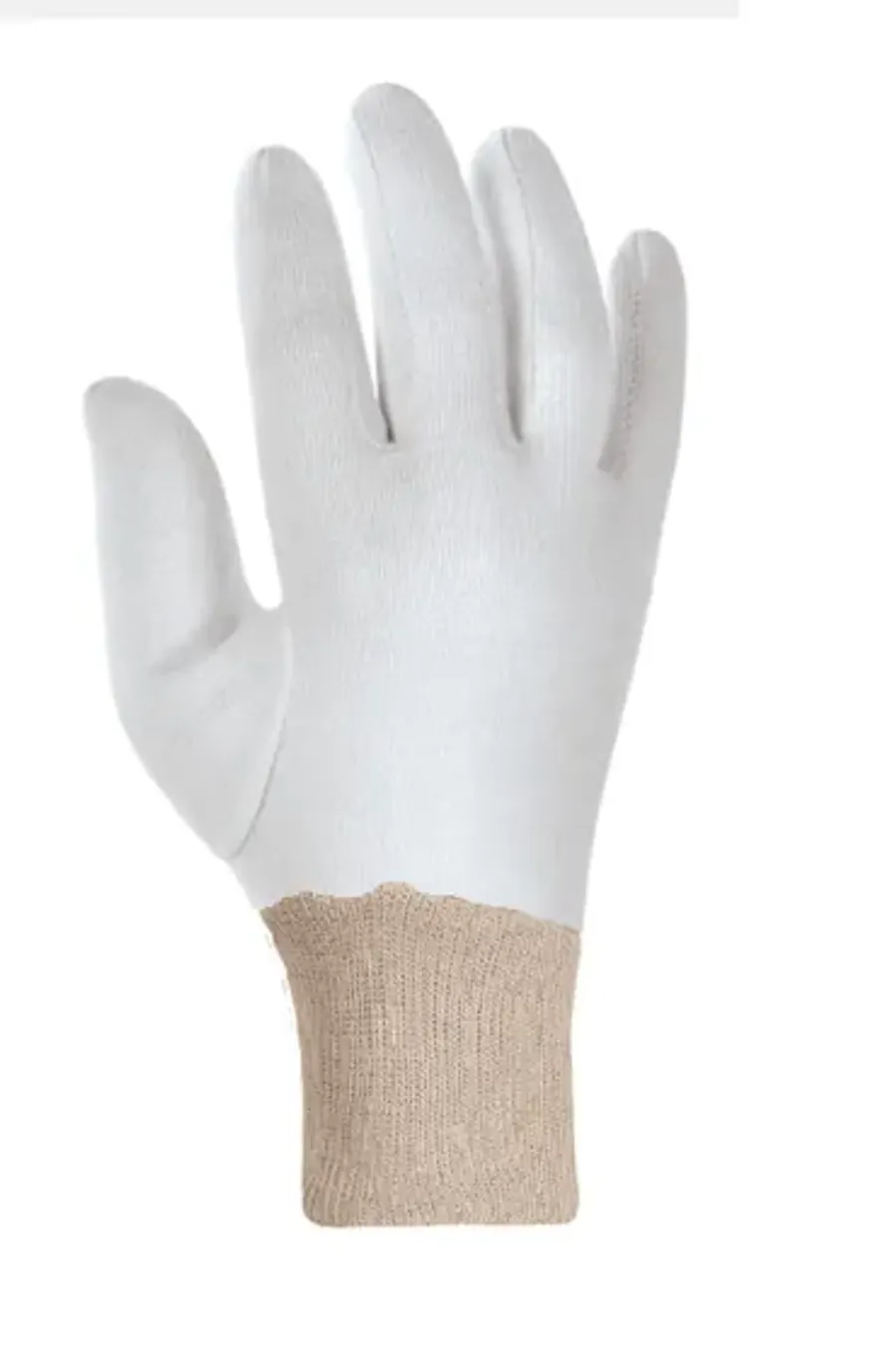 IS-6032 Interlock Bleach with Natural Knitted Wrist