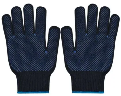 Seamless PVC Double Side Dotted Gloves