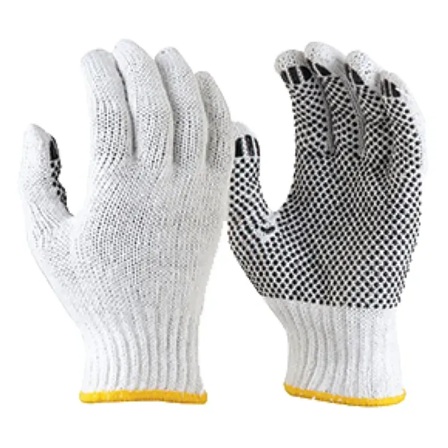IS-6101 Seamless PVC Single Side Dotted Gloves