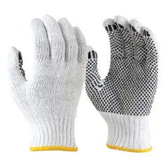 Seamless PVC Single Side Dotted Gloves