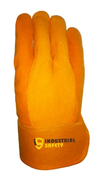 IS-8011 Coated Fabric Rigger Gloves With Rubberized Cuff