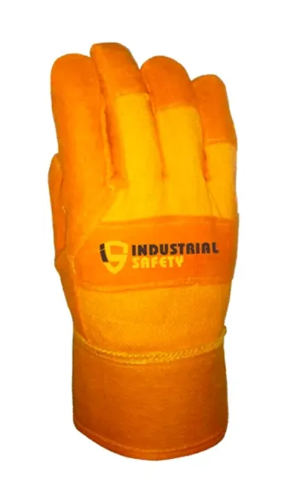 Coated Fabric Rigger Gloves With Rubberized Cuff & Coated Tips